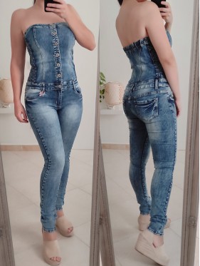 NYDIA-OVERALL IN JEANS